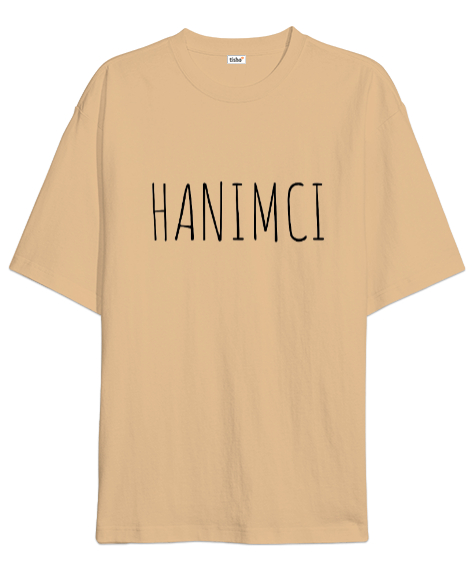 Tisho - HANIMCI Camel Oversize Unisex Tişört