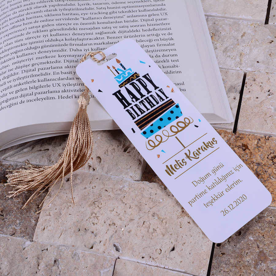 Tisho - Happy Birthday Kitap Ayracı