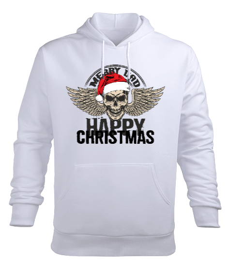 happy christmas merry dad mutlu noeller Erkek Kapüşonlu Hoodie Sweatshirt - Tisho
