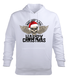 happy christmas merry dad mutlu noeller Erkek Kapüşonlu Hoodie Sweatshirt - Tisho