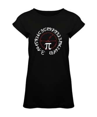 Happy Pi Day - Pi Sayısı V2 Siyah Kadın Tunik - Tisho
