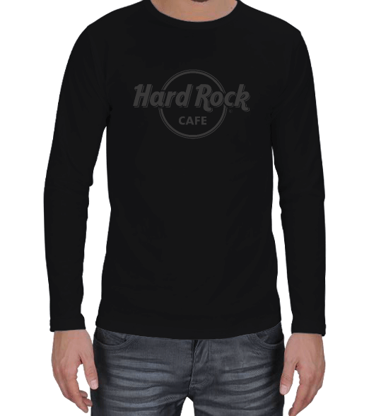 Tisho - Hard Rock Cafe Erkek Uzun Kol Yazlık Tişört
