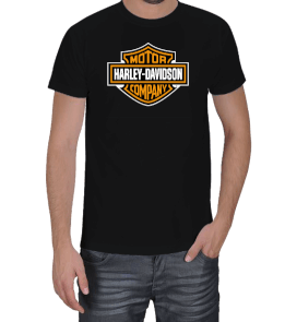 Tisho - Harley-Davidson Motor Company Logolu Erkek Tişört