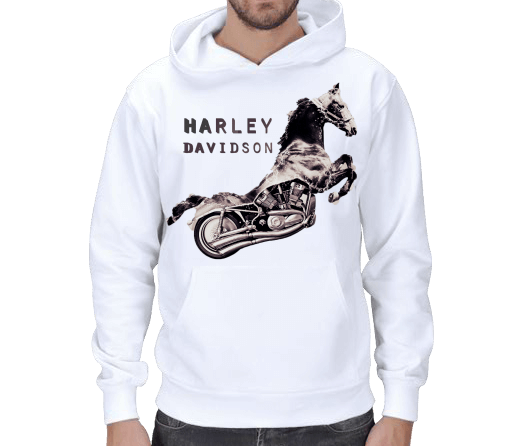 Tisho - Harley Davidson2 Erkek Kapşonlu