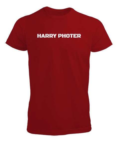 Tisho - Harry photer Kırmızı Erkek Tişört