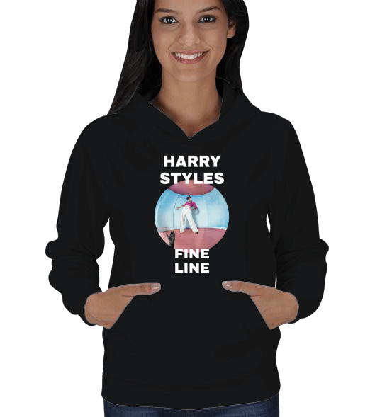 Tisho - Harry Styles Fine Line Merch Kadın Kapşonlu