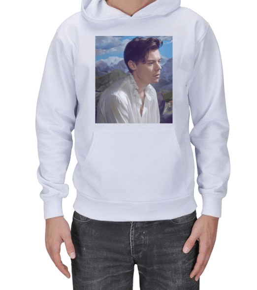 Tisho - Harry Styles Merch Erkek Kapşonlu