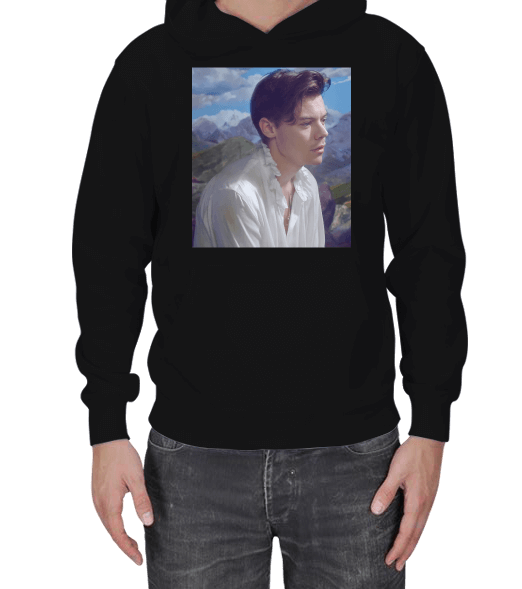 Tisho - Harry Styles Merch Erkek Kapşonlu