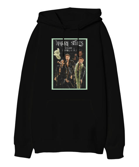 Tisho - Harry Styles Oversize Unisex Kapüşonlu Sweatshirt