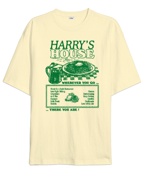Tisho - Harrys House Harry Styles Oversize Unisex Tişört