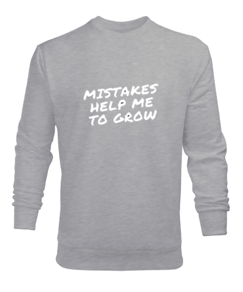 Tisho - Hatalar benim gelişimimi sağlıyor motivasyon Erkek Sweatshirt