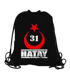 hatay, hatay şehir,Türkiye,Türkiye bayrağı. Büzgülü Spor Çanta - Tisho