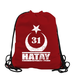 hatay, hatay şehir,Türkiye,Türkiye bayrağı. Büzgülü Spor Çanta - Tisho