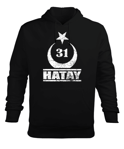 Tisho - hatay, hatay şehir,Türkiye,Türkiye bayrağı. Erkek Kapüşonlu Hoodie Sweatshirt