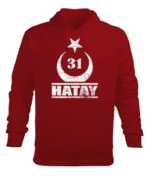 Tisho - hatay, hatay şehir,Türkiye,Türkiye bayrağı. Erkek Kapüşonlu Hoodie Sweatshirt