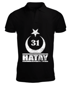 hatay, hatay şehir,Türkiye,Türkiye bayrağı. Erkek Kısa Kol Polo Yaka - Tisho
