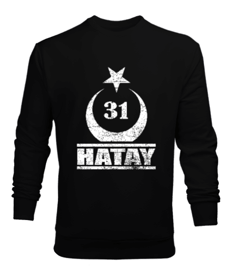 Tisho - hatay, hatay şehir,Türkiye,Türkiye bayrağı. Erkek Sweatshirt