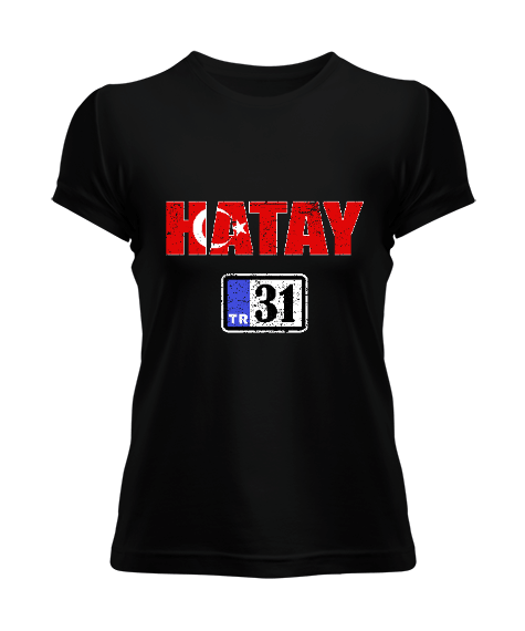 hatay, hatay şehir,Türkiye,Türkiye bayrağı. Kadın Tişört - Tisho