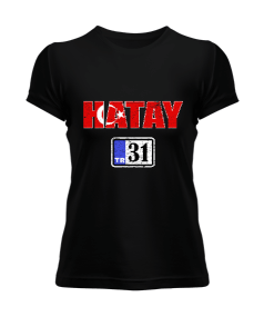 hatay, hatay şehir,Türkiye,Türkiye bayrağı. Kadın Tişört - Tisho