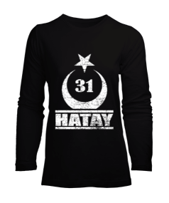 hatay, hatay şehir,Türkiye,Türkiye bayrağı. Kadın Uzun Kol Tişört - Tisho