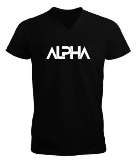 Tisho - Havalı Alpha Erkek Kısa Kol V Yaka Tişört