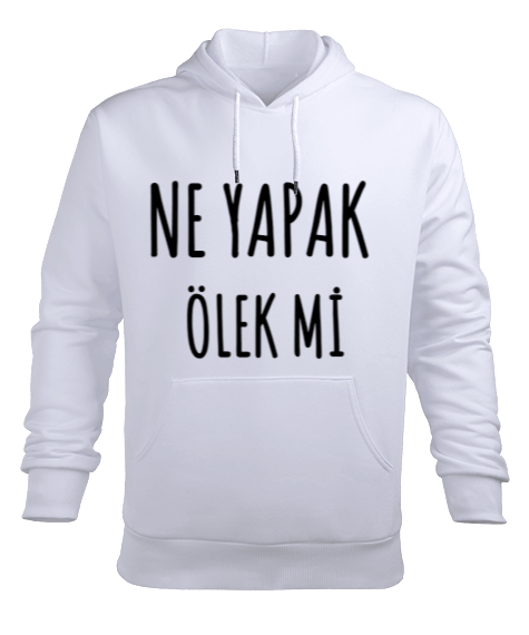 Tisho - HAVALI ERKEK KAPŞONLU SWEATSHİRT Erkek Kapüşonlu Hoodie Sweatshirt