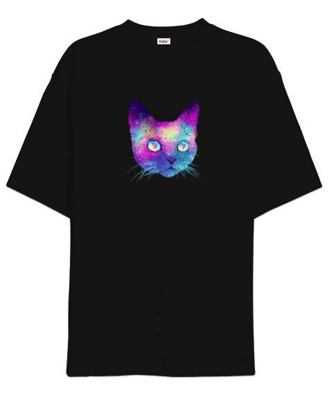 Tisho - Havalı Kedi Oversize Unisex Tişört