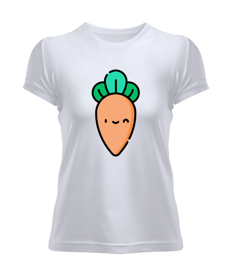 Tisho - Havuç tasarımı Kadın Tişört