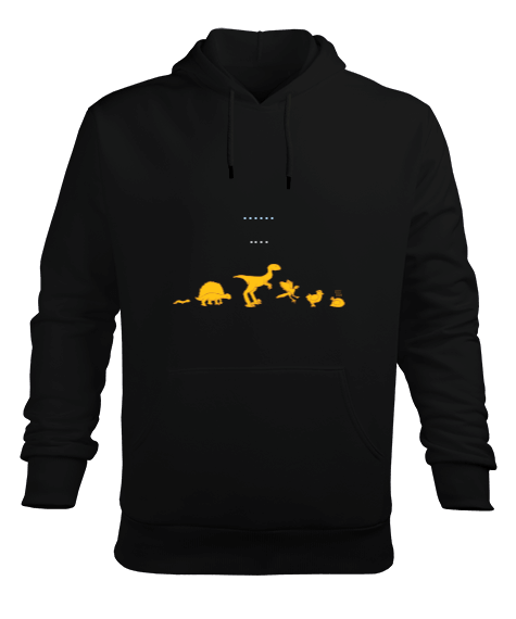 Tisho - Hayvan desenli Erkek Kapüşonlu Hoodie Sweatshirt