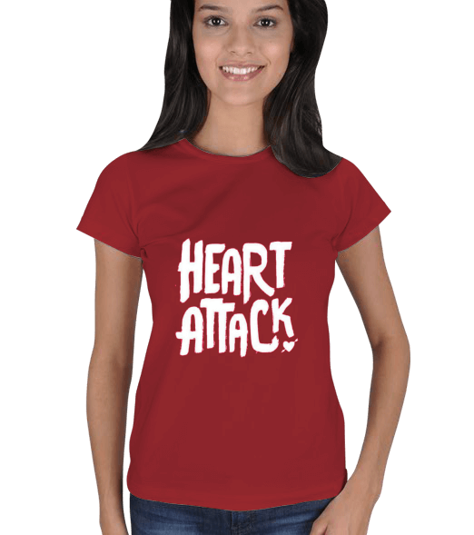 Tisho - heart attack Kadın Tişört