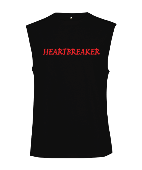 Tisho - HEARTBREAKER Kesik Kol Unisex Tişört