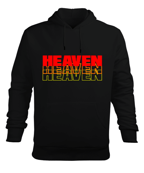 Tisho - HEAVEN Erkek Kapüşonlu Hoodie Sweatshirt