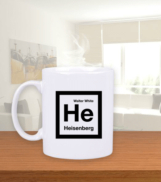 Heisenberg Beyaz Kupa Bardak