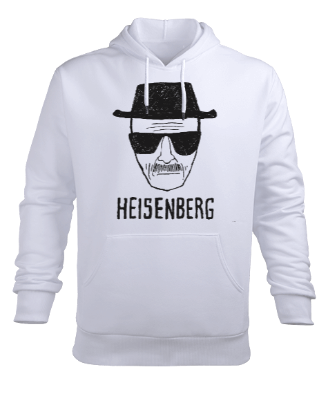 Tisho - Heisenberg - OneArtTasarım Erkek Kapüşonlu Hoodie Sweatshirt