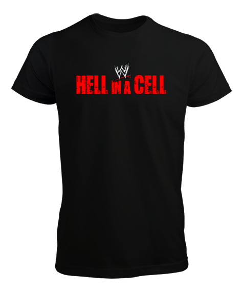 Tisho - Hell In A Cell Siyah Erkek Tişört