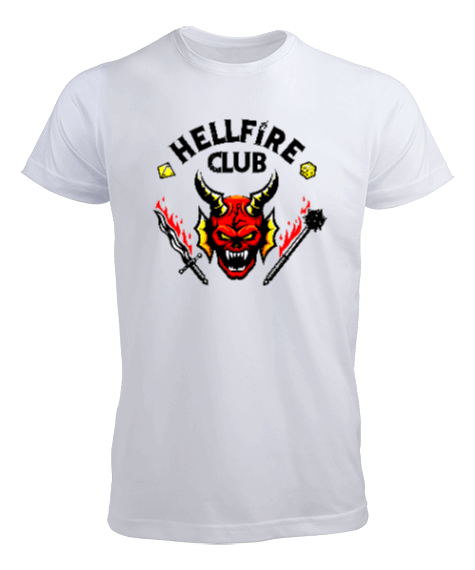 Tisho - Hellfire Club Stranger Things Erkek Tişört