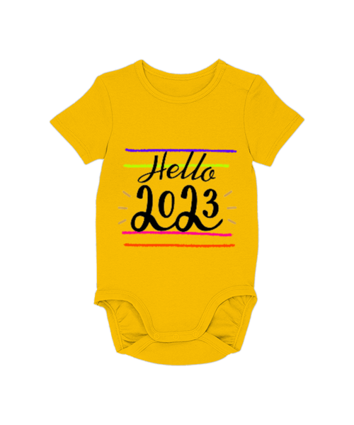 Tisho - Hello 2023 Sarı Bebek Zıbını