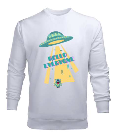 Tisho - Hello everyone Erkek Sweatshirt