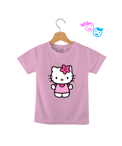 HELLO K TTY bask l cocuk unisex Cocuk Unisex Cocuk Unisex Ti ort Tasar mlar Tisho Tisho Dukkan