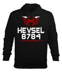 HEVSEL Erkek Kapüşonlu Hoodie Sweatshirt - Thumbnail