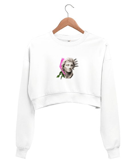Tisho - HEYKEL Kadın Crop Sweatshirt