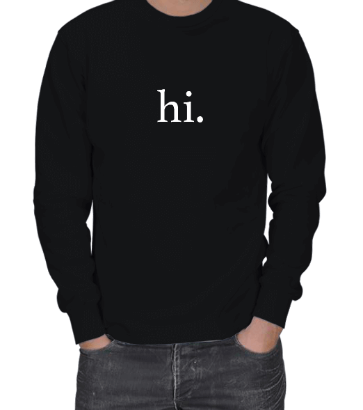 Tisho - hi. baskılı ERKEK SWEATSHIRT