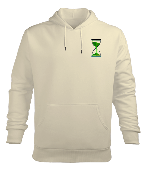 Tisho - Hierro Blanco-Momento Erkek Kapüşonlu Hoodie Sweatshirt