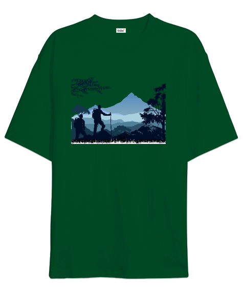 Tisho - Hiking Camper Oversize Unisex Tişört