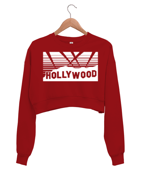 Tisho - Hollywood Kadın Crop Sweatshirt