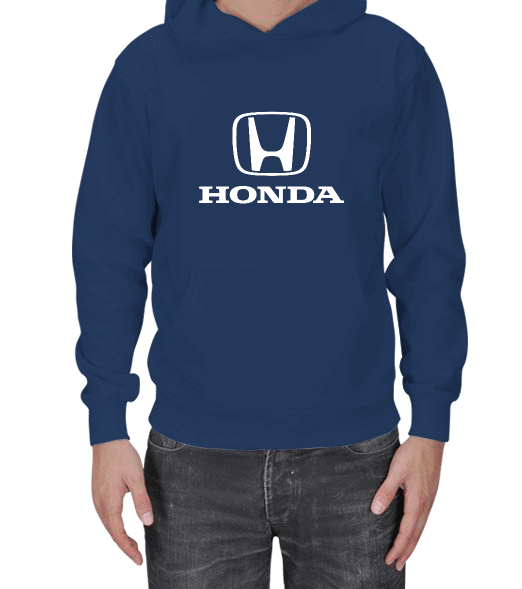Tisho - Honda Logo Tasarımlı Erkek Kapşonlu