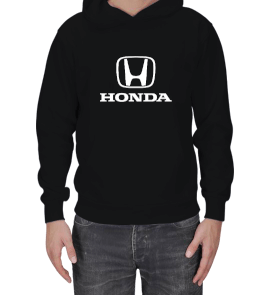 Tisho - Honda Logo Tasarımlı Erkek Kapşonlu