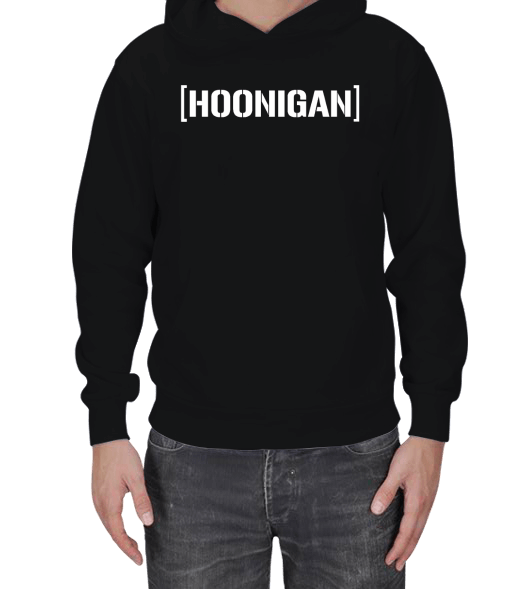 Hoonigan Logolu Erkek Kapşonlu