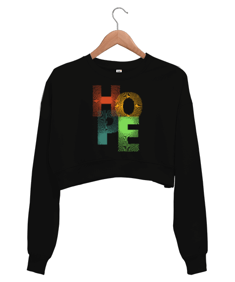Tisho - Hope Kadın Crop Sweatshirt