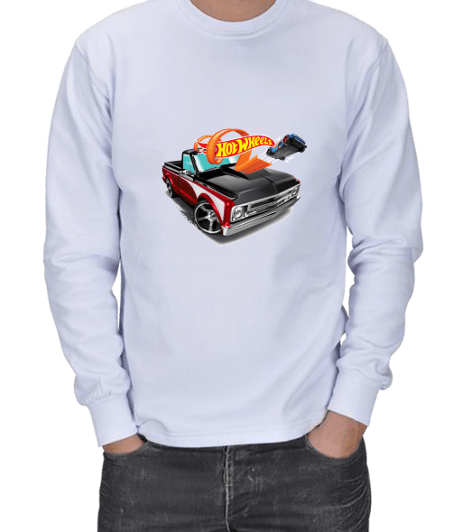 HOT WHEELS SWEAT ERKEK SWEATSHIRT Erkek Sweatshirt Tasar mlar Tisho Tisho Dukkan